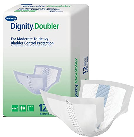 Dignity Doubler Unisex Bladder Control Pad, 13 x 24 Inch, 72 Count