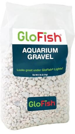 GloFish Aquarienkies, 2,3 kg, weiß, ergänzt Tanks (29022)