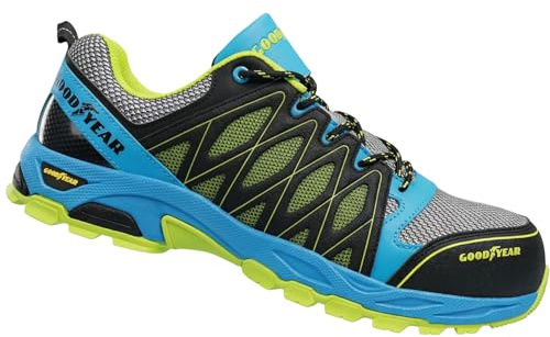 Goodyear Men’s Safety Shoes S1P SRA HRO Safety Rated Workwear Metal Free Lightweight Breathable Comfortable Work Trainers