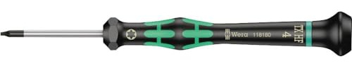 Wera 05118180001 TX4 x 40 mm 2067 TORX Driver with Holding Function - Silver