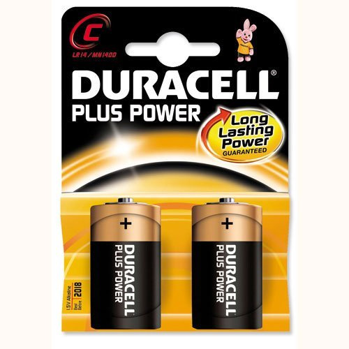 Batterie Duracell Plus MN1400/LR14 Baby C (2 Stk)