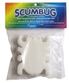 Scumbug (tm) Oil-Absorbing Sponge Devours Scum, Slime & Grime from Pools & Spas by Rola-Chem