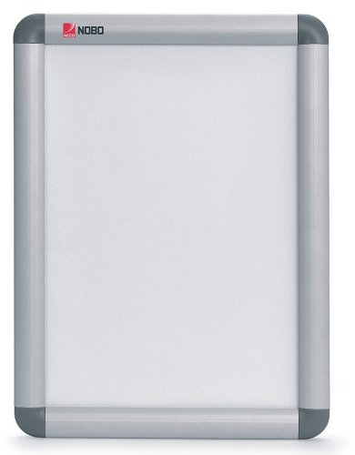 Nobo - Porte-Affiche A1 Mural avec Cadre Clipsable en Aluminium, Façade avec Revêtement Anti-Reflet, Premium Plus, Argenté, 1902211