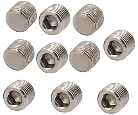M6 Grub Screw (20 PACK) 6mm Metric Thread A2 Stainless Steel M6 x 5mm Flat Point Socket Allen Key Grub Screws Free UK Delivery
