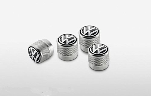 Original VW Rad Reifen eloxiertem Aluminium Ventil Stiele Kappen 4 PCS 000071215 A