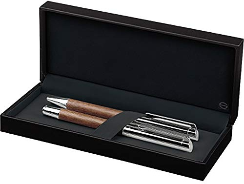 Senator S-066252204000 Schreibset Tizio, Metall, Füllhalter und Kugelschreiber, blau