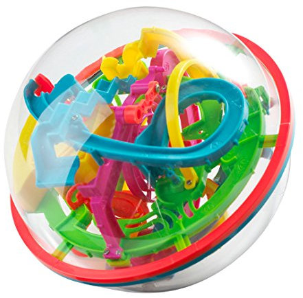 ADDICTABALL - 3D Kugellabyrinth 20 cm, 3D Puzzle Ball mit 138 Etappen, Kugelspiel, Geschicklichkeit Labyrinth Puzzle Ball, Geschenke, Geduldspiele für Kinder und Erwachsene ab 6 Jahren