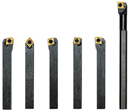 WABECO Drehstahl Satz 10x10 mit Wendeschneidplatte Klemmhalter Drehmeißel