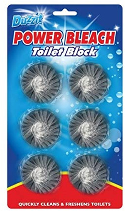 DUZZIT POWER BLU TOILET BLOCK 6PK