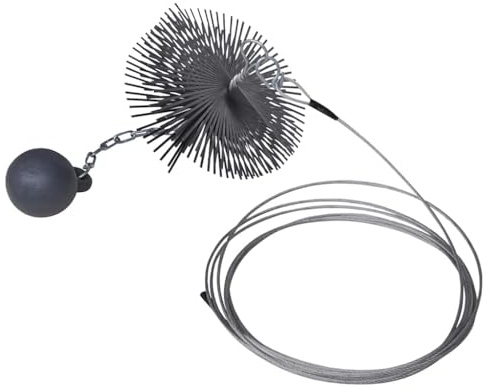 vidaXL Runde Kaminreinigungsbürste Durchmesser 25 cm
