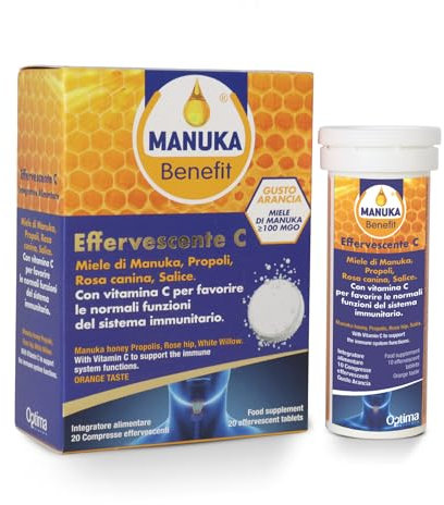 Effervescente C, favorisce le normali funzioni del sistema immunitario, 20 Compresse