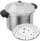 Kuhn Rikon Pressure Cooker Duromatic Hotel 12L/28cm Food Steamer with Side Grips. Multi Cooker Hotpot, Auto Lock Lid. Stainless Steel Pot. Instant Cook Pot – 10 Year Kuhn Rikon Cookware Guarantee