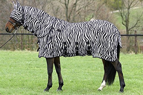 Fliegendecke Zebra Halsteil abnehmbar (115cm)
