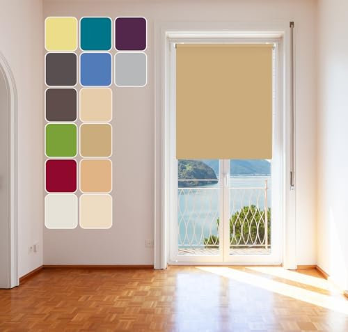 Tageslicht Classic Rollo Latte 80x150cm Klemm Fix Rollo