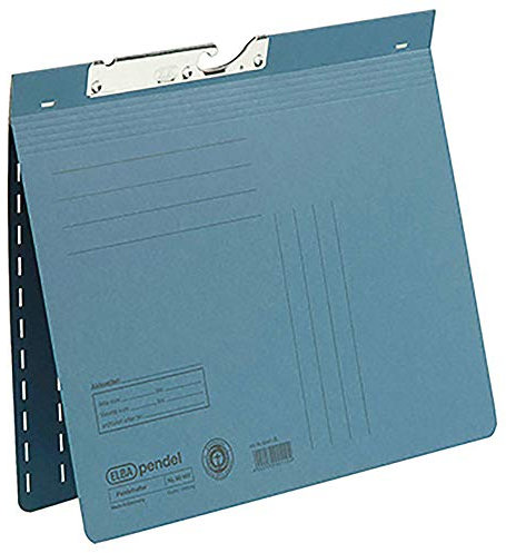 ELBA Pendelhefter, DIN A4, Manilakarton, 320 g/qm, blau