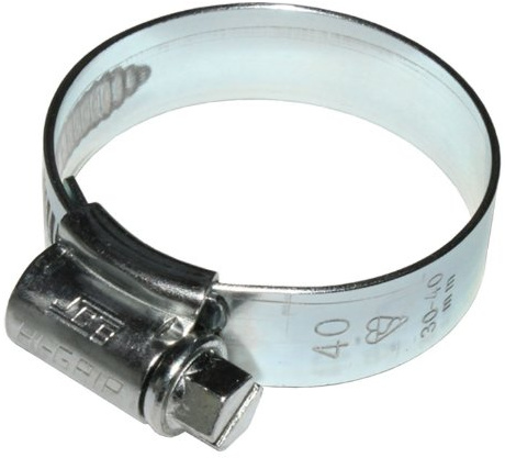 50 x ASSORTED JCS HI-GRIP HOSE CLIPS ZINC MIXED SIZES 9.5-55mm JUBILEE CLIP TYPE
