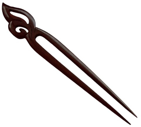 ISLAND PIERCINGS Haarnadel Haargabel Handarbeit aus Holz, 18cm, 1 stück (1er Pack), Unisex, Frauen, Haarschmuck, Haarbefestigung, Dekorativ