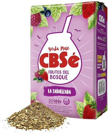 CbSe Yerba Mate Frutos Del Bosque, Bayas Silvestres, 500 Gramo