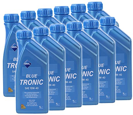 12x 1 L LITER ARAL BLUETRONIC BLUE TRONIC 10W-40 MOTOR-ÖL MOTOREN-ÖL 31736663