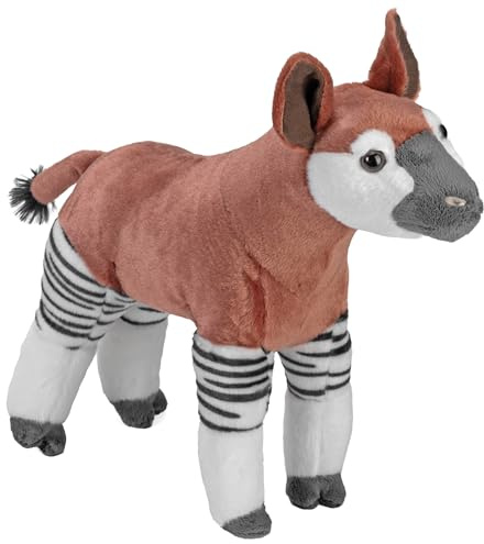 Wild Republic Okapi Plush, Stuffed Animal, Plush Toy, Gifts for Kids, Cuddlekins 12 Inches