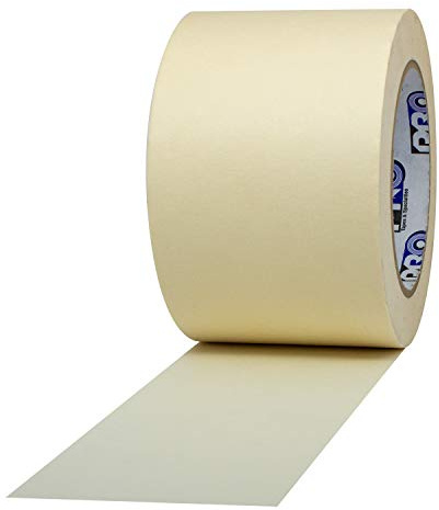 ProTapes 840178006301 Pro 795 Crepe Paper General Purpose Masking Tape, 60 yd. Length x 3 Width, Tan