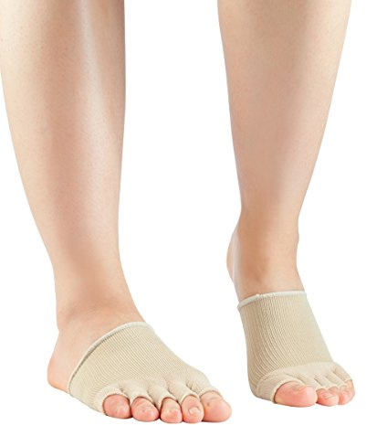 Knitido Dr. Foot Hallux-Valgus-Zehlinge, Füßlinge zur Unterstützung bei Ballenzeh, offene Zehen