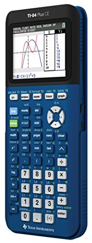 Texas Instruments TI- 84 Plus CE Denim Graphing Calculator