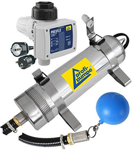 AMUR ZISTERNENPUMPE REGENWASSERPUMPE TAUCHDRUCKPUMPE Regen-Star SUPER 1000 ZISTERNEN-DRUCKPUMPE f. REGENWASSER GARTENPUMPE FÜR Zisterne REGENTANK REGENWASSERTANK ERDTANK EU-Qualitätprodukt