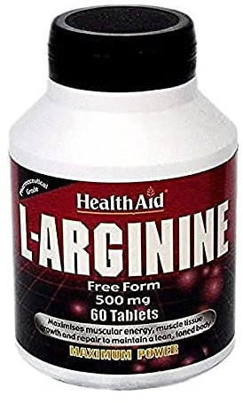 HealthAid L-Arginine 500mg - 60 Tablets