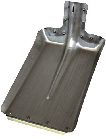 Alu-Randschaufel Gr.9, 380 x 380 mm, Hallenser Form, ohne Stiel