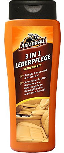 Armor All 13255L ALL 3in1 Lederpflege seidenmatt 250 ml GAA13250GE, Reinigung, Pflege und Auffrischung mit UV-Schutz