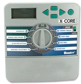 Programmatore di irrigazione automatico elettrico 4 stazioni interno e hunter