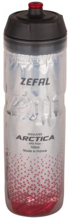 Zefal 165D, Arctica Bidón de ciclismo Isothermo, Unisex Adulto, Rojo, 750 ml