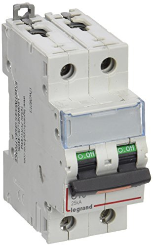 Disjoncteur DX³ 25kA - 2P 230V~ à 400V~ - 10A - courbe C - 2 modules