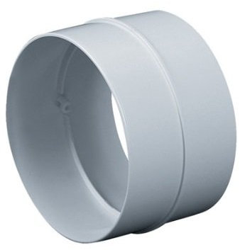 Verbindungsstück Verbinder Lüftungsrohr Rundkanal Rohr Ø 125 mm Lüftungsanlage Kanal K0125 21