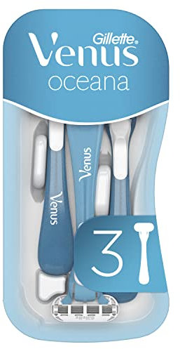 Gillette Venus Oceana Women's Disposable Razors with 3 Blades