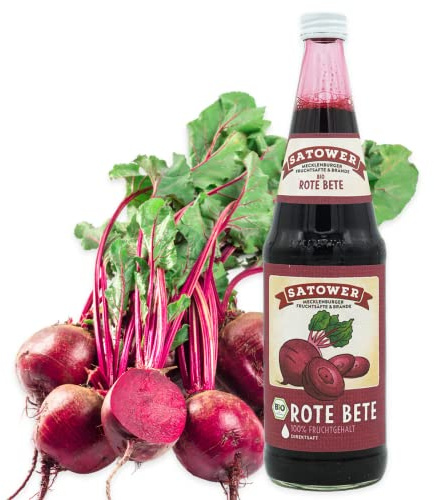 Original Satower - 100% Rote Bete Saft (purer Direktsaft)