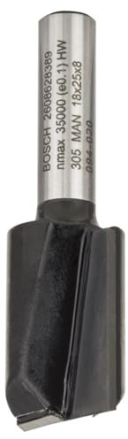 Bosch Accessories 2 608 628 389 Fraise 8 mm 18 x 25 x 56 mm Gris