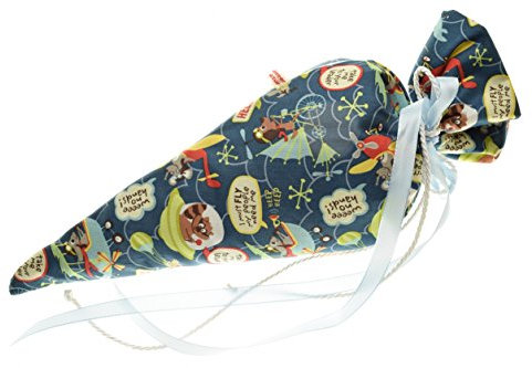 Kräuterkissen Zuckertüte,gefüllt mit Heilkräutern ca.40x15 cm