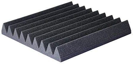Pro Acoustic AFW305 Sound Proofing Panels – 24-Pcs Pack Acoustic Foam Panels – Soundproofing Acoustic Panels for Studio, Home, Cinema – Fireproof Noise-Cancelling Foam Wedges – 305 x 305 x 45mm