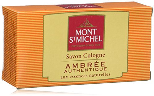 Mont St Michel - Savon Cologne Solide - Ambrée Authentique - 125 g- Lot de 8