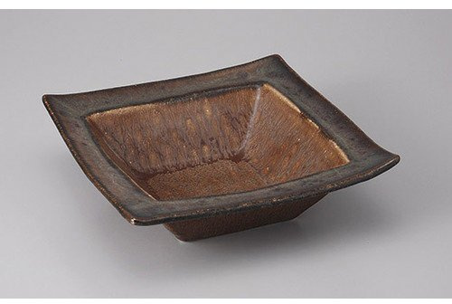 Large Bowl, Planting Bowl, Candy Bowl [8.3 x 8.3 x 2.8 inches (21 x 21 x 7 cm)], Restaurant, Ryokan, Japanese