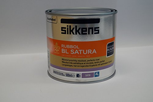 Sikkens Rubbol BL Satura 0,500 L Wasserbasierter PU Seidenglanzlack für Innen/Außen 500 ml