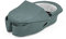 Stokke Xplory X Babyschale, Cool Teal – Abnehmbare Babywanne für Xplory X Kinderwagen – Innen gepolstert & atmungsaktive Matratze – mit Vabnehmbarem Windschutz & 2 praktischen Taschen