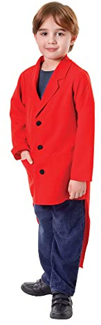 Bristol Novelty Tailcoat, Red (L) Childs Age 7 - 9 Years