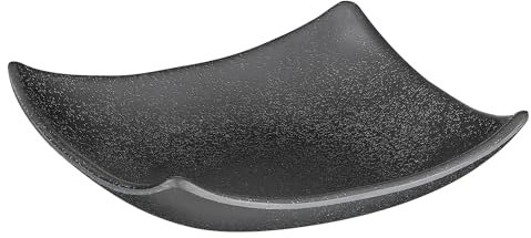 APS Coupelle Bol 10,5 x 10,5 cm, H: 3 cm Mélamine, Noir, Steinoptik