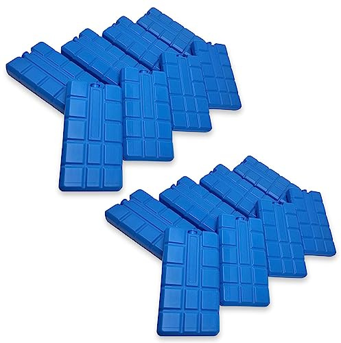 ToCi Lot de blocs réfrigérants pour sac isotherme ou glacière, de 200 ml chacun, ., 16