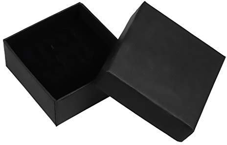 Autiga Geschenkschachtel Schmuckschachtel Geschenkbox Ring Schmucketuis Karton schwarz