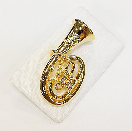 ART OF MUSIC Anstecker Tenorhorn gross Gold