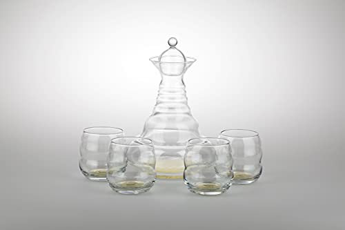 Natures Design Alladin Karaffe gold 1.3 Liter + 4 Becher Mythos gold